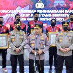 Kapolri Berikan Penghargaan Atlet Polri yang Sumbang Medali untuk Indonesia di Sea Games