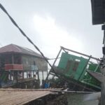 Puluhan Rumah di Lonrae Bajoe Ambruk di  Terjang Angin Puting Beliung