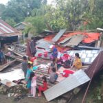 Diterjang Angin Puting Beliung, Tiga Rumah Warga Kalimbua Rusak