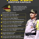 Kapolri Mutasi 7 Kapolda, Ini Daftarnya