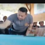 Vidio Viral  Kapolres Tangcap Sangkur di Atas Meja Saat Rapat