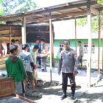 Polres Barru Bedah Tujuh Rumah Warga Kurang Mampu