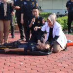 HUT Bhayangkara ke 77 Tahun, Polres Muba Gelar Pelatihan Bantuan Hidup Dasar