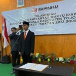 Rahmat Bagja Melantik Bawaslu PAW  Tojo Una-Una