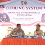 Jelang Pilkada, Polres Barru Gelar Cooling System Dengan Awak Media