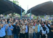 Antusias Ribuan Warga Telluwanua Beri Dukungan ke Paslon Trisal -Akhmad