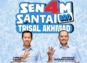 Mari Ramaikan, Trisal – Akhmad Gelar Senam Santai Bro di Lapangan Pancasila