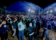 Ribuan Pendukung Paslon Dokter Ulfah-MHG Padati Lokasi Kampanye di Kecamatan Tanete Riaja