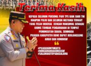 Proses Pemungutan dan Penghitungan Surat Suara di TPS Berlangsung Lancar, Kapolres Bone Apresiasi Semua Pihak