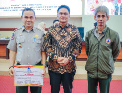 Bupati Suardi Saleh, Hadiri Rapat Koordinasi Penanganan Bencana Hidrometeorologi