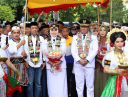 Ribuan Warga Barru Meriahkan Acara Penyambutan Bupati dan Wakil Bupati