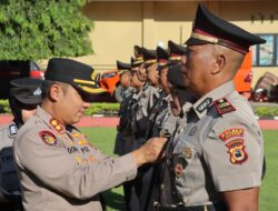 Polres Maros Gelar Sertijab Lima Pejabat Utama