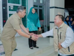 Wabup dan Ketua TP PKK Terima Rombongan Peserta Kirab Bangga Kencana