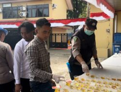 Ratusan Personel Polres Maros Jalani Pemeriksaan Urine