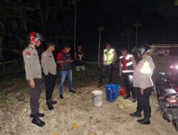 Polsek Soppeng Riaja Amankan Puluhan Liter Ballo Siap Edar