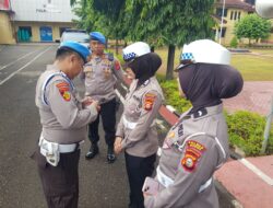 Kasi propam Polres Maros Pimpin Gaktibplin, Anggota Sat Lantas Disiplin Tanpa Pelanggaran