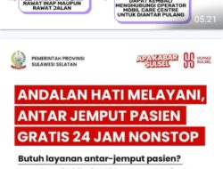 Mobil Andalan Hati Resmi Layani Antar-Jemput Pasien di Maros