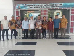 Kunker Anggota DPRD Barru di Polman, Sharing Informasi Ranperda