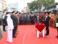 Bupati Sidrap Lantik 48 Pejabat di Pelataran Pasar Pangkajene  