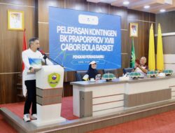 Lepas Kontingen Cabang Olahraga Bola Basket