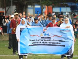 Sambut HUT KORPRI ke-54 Tahun, Diskominfo SP Ramaikan Lomba Defile Antar Instansi