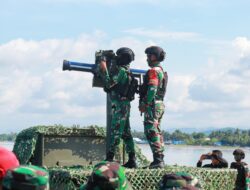 Latihan Menembak Senjata Berat Yon Arhanud 16/SBC/3 Kostrad