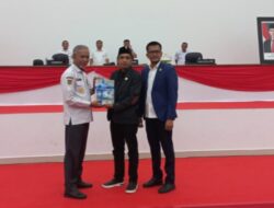 DPRD Sulbar Rapat Paripurna  Penyampaian  Jawaban Gubernur Atas Pemandangan Umum Fraksi Terhadap  Ranperda  Perubahan APBD Tahun’ 2025