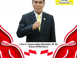 Ketua DPRD Barru H. Syamsuddin Muhiddin Ucapkan Selamat HUT RI Ke-80