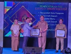 Pemkab Barru Kembali Terima Penghargaan dari Kemenkumham
