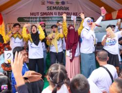 Meriah  HUT SMAN 4 Barru, Dihadiri Bupati
