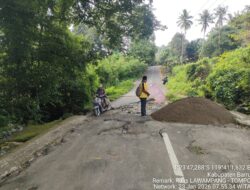 Pemkab Barru Ambil Langkah Cepat, Lakukan Perbaikan Jalan Rusak Lawampang-Tompo