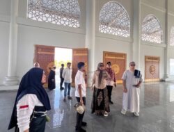 Tinjau Pembangunan Mesjid Raya Lasinri