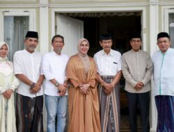 Andi Ina Silaturahim dengan Mantan Bupati Barru