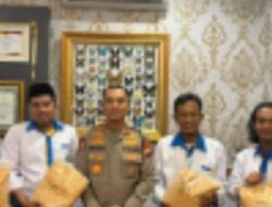 Kapolres Maros Terima Audiensi IKA PMII, Serahkan Bantuan Benih Jagung Dukung Program Ketahanan Pangan