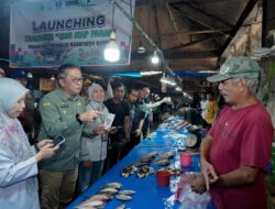 Sidak Pasar Mattirowalie, Peluncuran Transaksi Non Tunai Berbasis QRIS