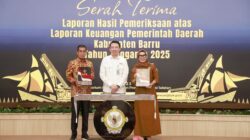 Pemkab Barru Kembali Pertahankan WTP, 11 Kali Berturut turut Dari BPK RI