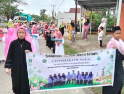 Semarak Tahun Baru Islam, Muhammadiyah Kampung Baru Gelar Pawai Keliling Desa Ajakkang