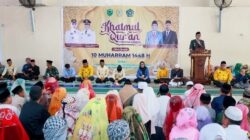 Ribuan Santri Ikuti Penamatan di Masjid Agung