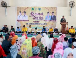 Ribuan Santri Ikuti Penamatan di Masjid Agung