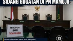 BGN Tidak Hadiri Sidang Gugatan Perdana di PN Mamuju