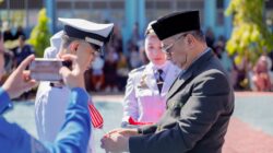 SMK Pelayaran Lintas Nusantara Barru Lepas Angkatan IX, Sejumlah Lulusan Sudah Bekerja di Atas Kapal