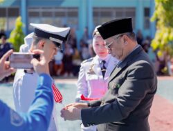 SMK Pelayaran Lintas Nusantara Barru Lepas Angkatan IX, Sejumlah Lulusan Sudah Bekerja di Atas Kapal