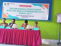 Musrenbang Desa Paccekke Serap Aspirasi Warga, Camat Ingatkan Bahaya Bakar Lahan dan Pengawasan Anak