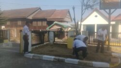 Rabu Bersih, Camat Soppeng Riaja dan Staf Tanam Cabai hingga Pepaya di Halaman Kantor